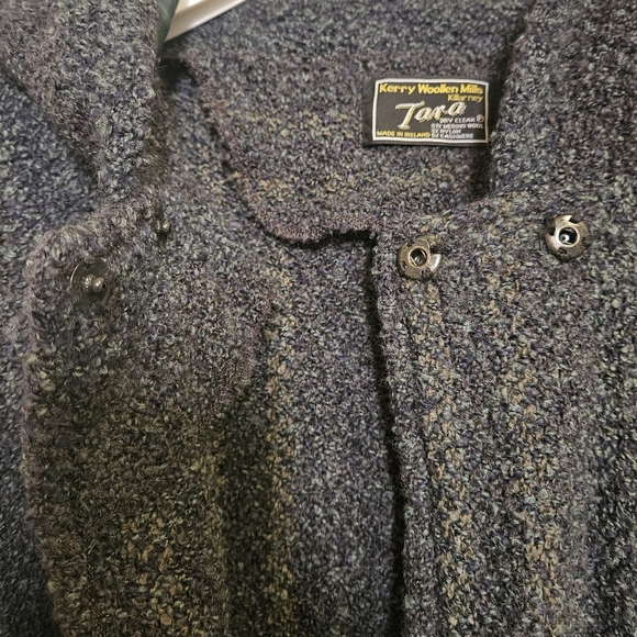 Kerry Woollen Mills Hooded Cape Irish Cashmere Merino Wool - Picture 8 of 13